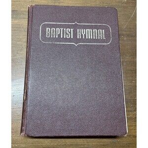 Vintage 1956 Baptist Hymnal Hardcover, Nashville TN See Description Condition